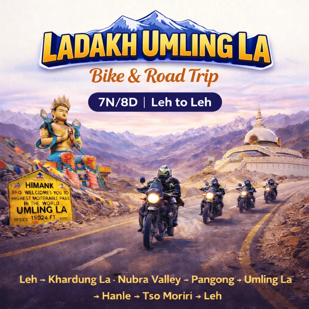 Leh to Leh Hanle Umling La Tso Moriri Road Trip gallery