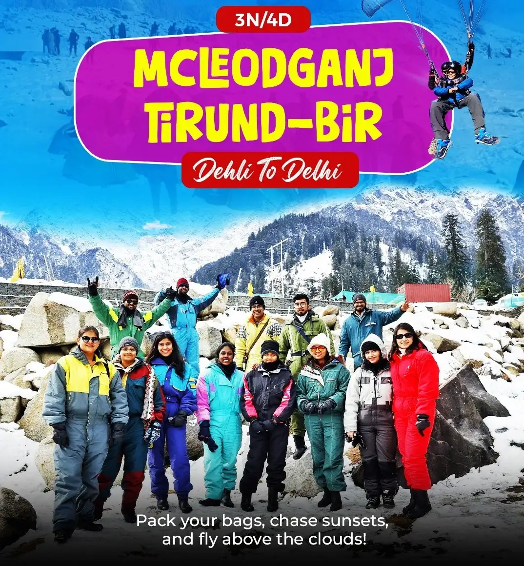 McLeod Ganj, Triund & Bir Billing | 3N/4D Adventure from Delhi